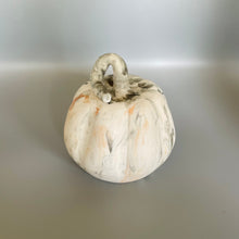 Load image into Gallery viewer, Black &amp; Orange Marble Pumpkin

